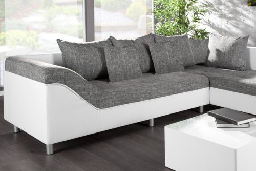 Großes Ecksofa SULTAN weiss