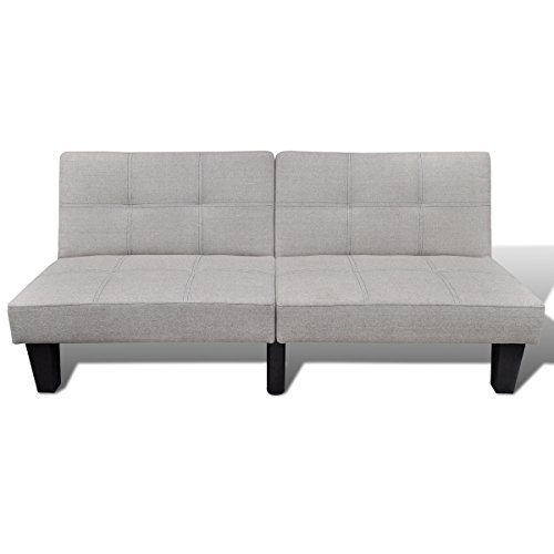 Sofabett Struktur grau 2 Sitzer