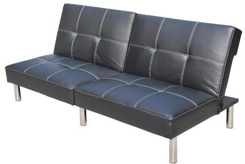 Schlafsofa in schwarz
