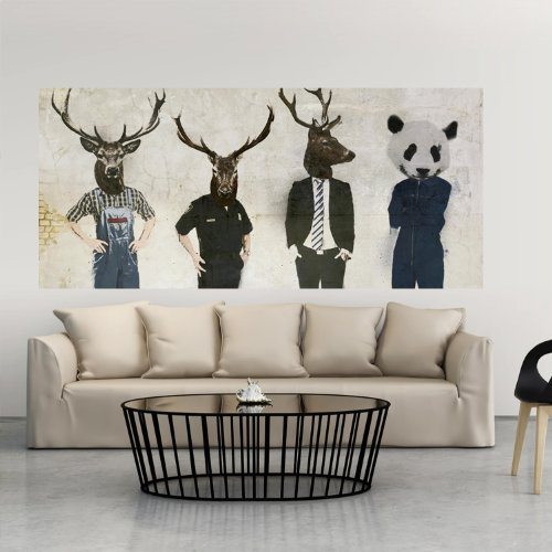 Bilder Panels XXL + Abstrakt Tierköpfe