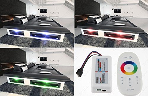 Mega Wohnlandschaft XXL + LED