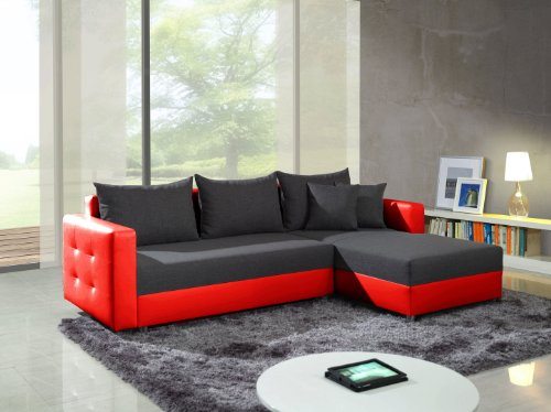 Elegantes Ecksofa mit Bettfunktion