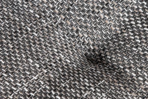 Großes Ecksofa SULTAN Strukturstoff grau