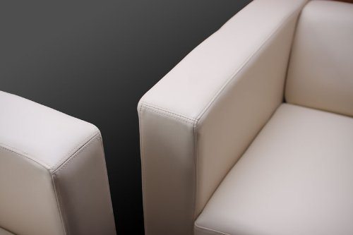 Loungesofa Lille ~ Kunstleder, weiß, rot oder braun