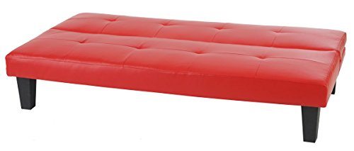 Schlafsofa Mons Kunstleder ~ rot