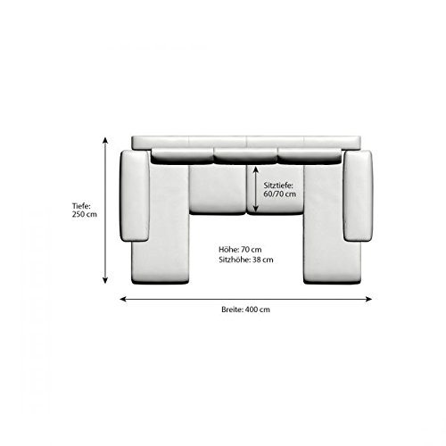 Wohnlandschaft Nymo-U Form groß