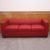3er Loungesofa Lille ~ Kunstleder, rot
