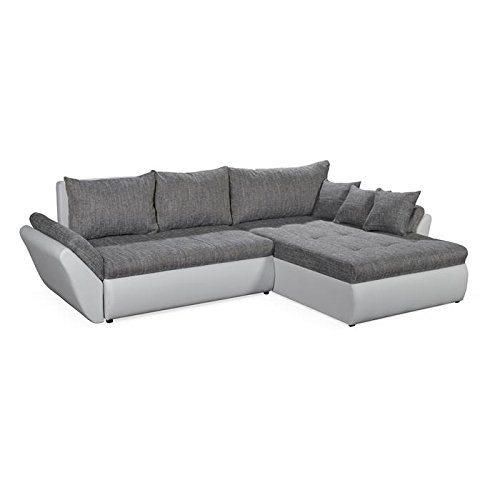 Wohnlandschaft Eckcouch Designecksofa Ecksofa Funktionssofa, inklusive Ottomane & Kissen,