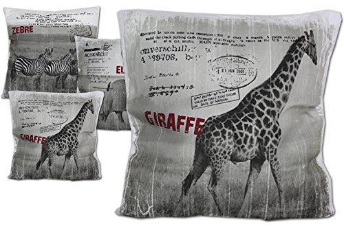 Kissen Safari Afrika Tiere Deko