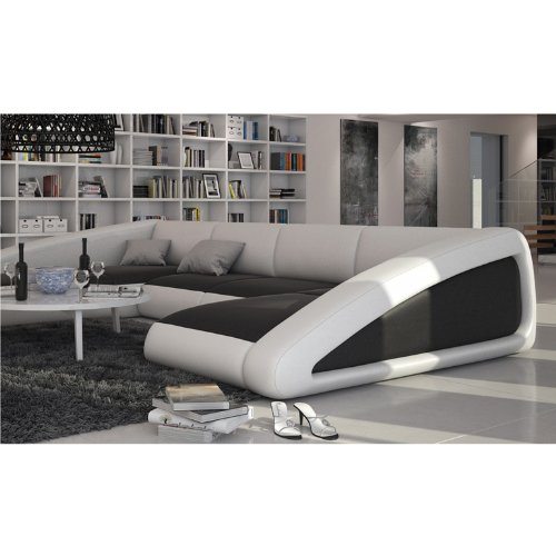 aaInnocent Ecksofa CORAL mit Armlehnen Kunstleder