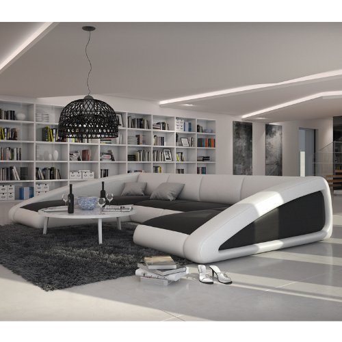 aaInnocent Ecksofa CORAL mit Armlehnen Kunstleder