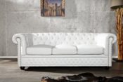 Chesterfield Sofa weiss