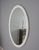 elbmöbel Wandspiegel groß oval weiß