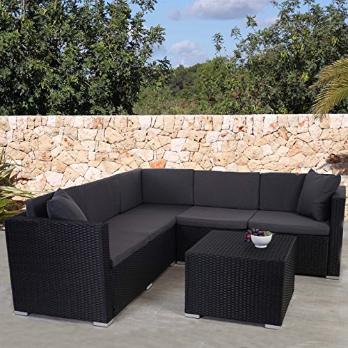 Mendler Poly Rattan Sofa